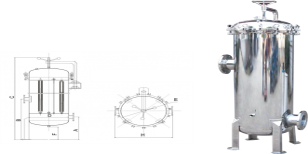 Cartridges Filter Housing